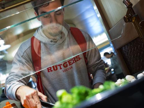 student dining